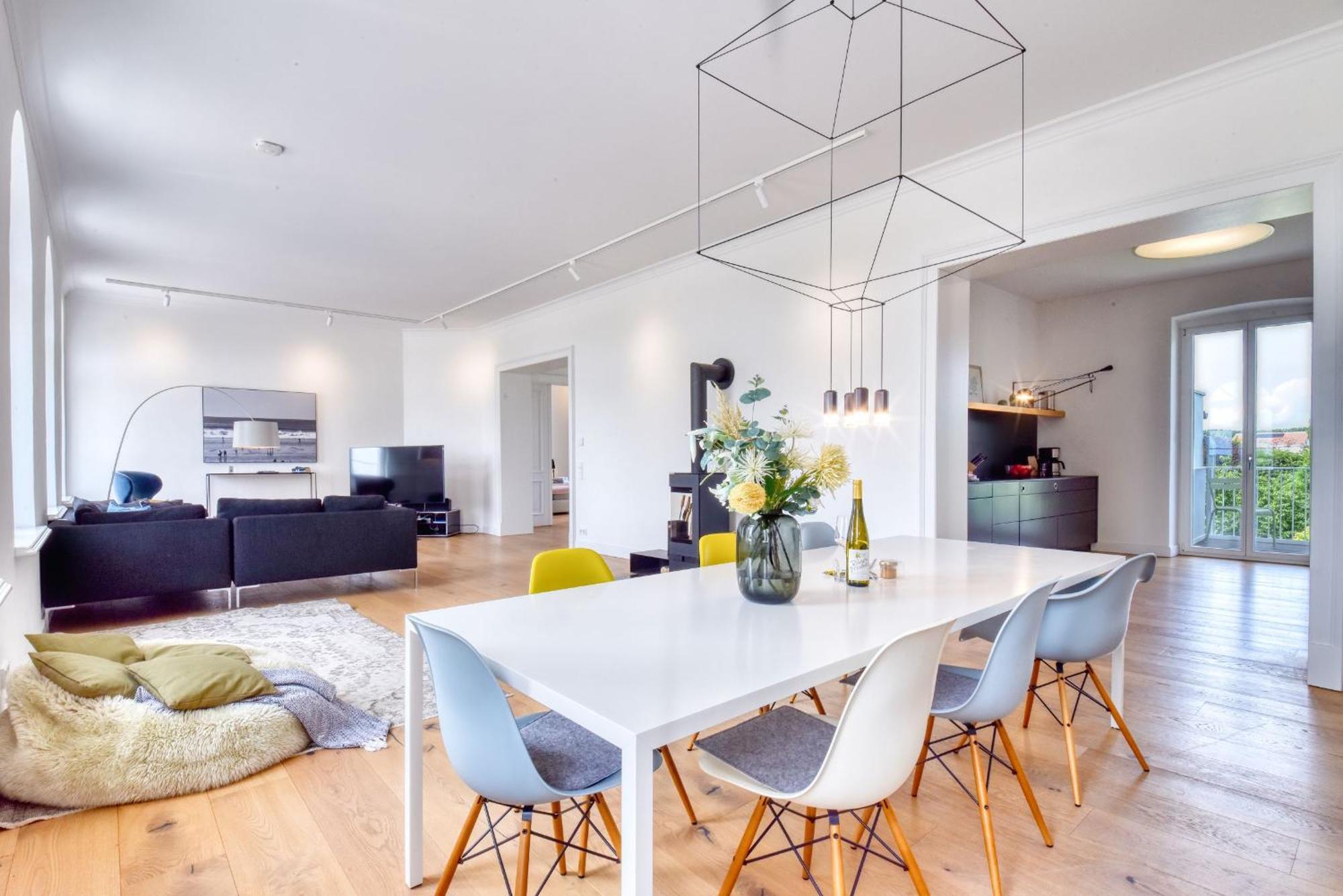 Ferienwohnung Fuerst Malte Loft I Design & Pool Putbus Exterior photo
